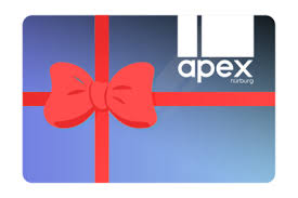 We also offer physical apex gift cards which can be mailed to you by ordering here. Gift Card Voucher Store Apex Nuerburg