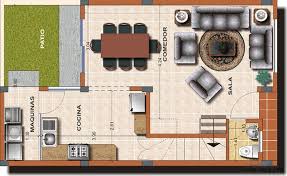 مخطط أفضل منزل صغير المساحة الارض 90 متر مربع 3 غرف 2 حمام Floor Plans Design City View
