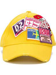 Dsquared2 Logo Patch Baseball Cap Russo Capri Farfetch Com Patch Logo Hat Designs Cap