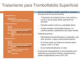 Dependiendo de la ubicación de la vena, estas trombosis pueden ser graves (trombosis del seno cavernoso), de mediana gravedad (trombosis venosa profunda) o leves (tromboflebitis superficial). Tromboflebitis Superficial