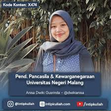 Pilihan jurusan perkuliahan yang beragam kadang membuat anak menjadi bingung. Pengalaman Kuliah Di Pkn Universitas Negeri Malang Anisa