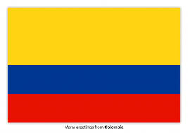 Flagge golf is in colombia. Many Greetings From Colombia Urlaubsgrusse Und Spruche Echte Postkarten Online Versenden