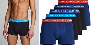 Slip de algodón de corte clásico en forma de y invertida en la parte frontal. Chollo Pack De 5 Boxer Jack Jones Para Hombre Por Solo 24 86 29 Solo 4 97 Cada Uno