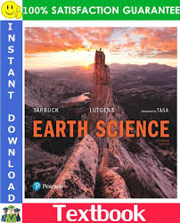 Earth Science 15th Edition Etextbook By Tarbuck Lutgens Tasa Earth Science Science Textbook Science