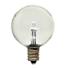 Globe G40 E12 Candelabra Base Light Bulb Plastic