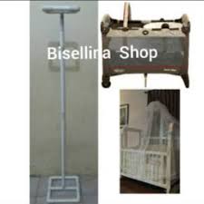 Untuk melindungi bayi dari gigitan nyamuk atau justru paparan debu, pilihlah tempat tidur bayi kelambu. Tiang Kelambu Box Bayi Dengan Kaki Untuk Segala Type Box Bayi Nuna Graco Pliko Joie Dllm Shopee Indonesia