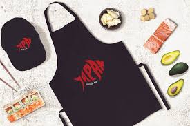 Sushi Bar Apron And Cap Mock Up 3 Mockup Free Psd Free Mockup Bar Apron