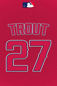 2019 topps mlb stickers baseball #45 mike trout/adam eaton los angeles angels/washington nationals trading card sized album sticker with collectible card back. Mike Trout Wallpaper Download To Your Mobile From Phoneky