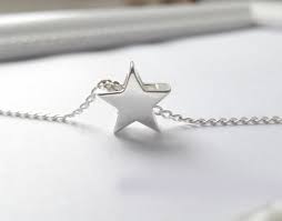 Eine vielzahl an sterling silber 925 anhänger designs werden sie begeistern. Stern Kette Massiv 925 Sterling Silber Halskette Gluck Frieden