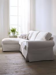 Ektorp Cover 2 Seat Sofa And Chaise Longue 105 Blekinge White 901 835 33 Sofa Salones Living