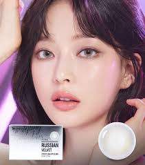 OLENS Russian Velvet Gray Monthly Contact Lenses 2 Pack