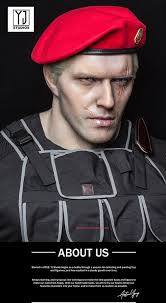 YJStudios 4 Remake 1:1 Bust of Jack Kraus Statue Figure Model