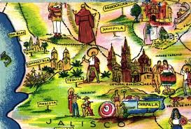 Mapa Grafico De Jalisco Jalisco Jalisco Mexico Cartografico