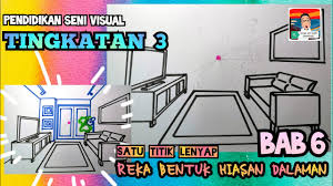 Flip html5 is a interactive html5 digital publishing platform that makes it easy to create interactive digital publications, including magazines, catalogs, newspapers, books, and more online. Pendidikan Seni Visual Tingkatan 3 Bab 6 Reka Bentuk Hiasan Dalaman Satu Titik Lenyap M S 73 Youtube