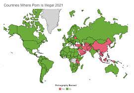 Countries Where Porn Is Illegal 2021 : rMapPorn