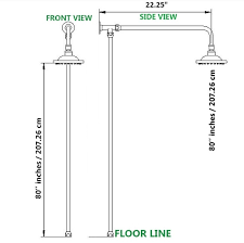 What Is The Standard Shower Head Height Guide With Picture Morningtobed Com Shower Heads Rain Shower Head Fixed Shower Head