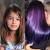 Brown Hair Blue Tips Hair
