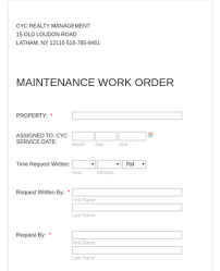 Navigate to the folder where you want to store your form results ➜ click on new ➜ select forms for excel. Maintenance Work Order Form Template Jotform