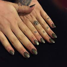 Pin On Three Dots Tattoo On Finger