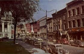 Margaret Street Looking North From The Witherill Hotel Plattsburgh New York Main Street America Plattsburgh
