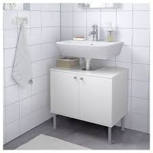Fullen Tvattstallsunderskap Med 2 Dorrar Vit 60x55 Cm Ikea Ikea Badrumsskap Dorr