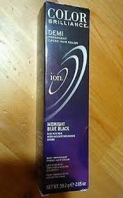 I'm thinking about dying my hair blue black, however i don't want to do it permanently because my hair isn't exactly in the healthiest of shape. Ion Demi Permanent Haircolor Midnight Blue Black New Hair Color Hair Color Brands Demi Permanent
