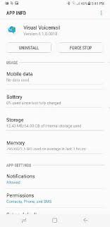 Ensure that your phone is connected to the spectrum . At T Galaxy S8 No Visual Voicemail App Android Forums At Androidcentral Com