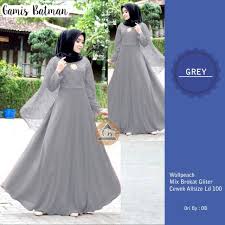 Dengan baju long dress kombinasi kebaya maka penampilan anda akan terlihat lebih cantik dan elegan, wanita mana sih yang tidak ingin tampil cantik dan elegan, pasti semua wanita menginginkan demikian, sehingga tak. Gamis Batman Gaun Kebaya Dress Brokat Brukat Wisuda Pesta Casual Lebaran Mewah Glamour Murah Grey Shopee Indonesia