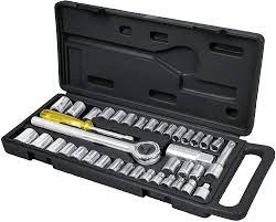 Dados de 40 accesorios caja sellado. Amazon Com Juego De Herramientas Para Mecanica 39 Piezas Pretul Home Improvement