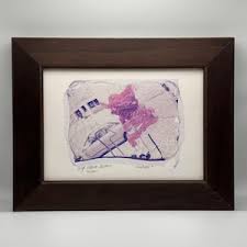 Vintage Esther Grimm "from the Beach" Original Art Mixed Media Framed and  Matted Paper Sculpture