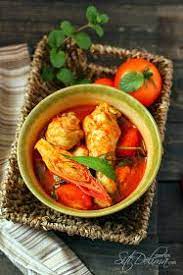 Dari Dapur Ct Asam Pedas Ayam Aroma Indian Food Recipes Malay Food Malaysian Food