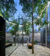 Sher Maker Covers Cafe In Thailand In Opaque Plastic Curtains And Mirrors Plastic Curtains Landscape Design Outdoor Mirror