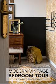 Inspiration for the modern home. Modern Vintage Small Bedroom Makeover Grillo Designs