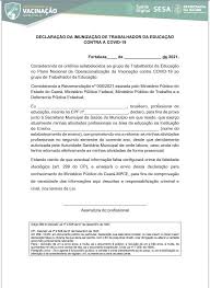 A intenção é que o plano nacional de vacinação contemple a categoria no mês de março. Sindicato Questiona Documento Que Vincula Vacinacao De Professores A Volta Presencial A Sala De Aula Metro Diario Do Nordeste