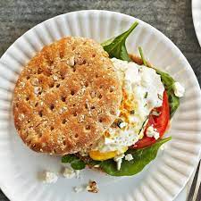 Mediterranean Breakfast Sandwiches Recipe Mediterranean Diet Breakfast Mediterranean Recipes Mediterranean Breakfast