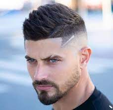 Pin En Unique Faux Hawk Fade Haircut For Men