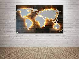 weltkarte amundsen 3d vintagestyle dekorholz etsy woodworking projects crafts modern craftsman wooden