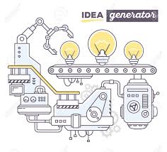 Zeichnen ist gar nicht so schwer, wie es anfangs erscheinen mag. Vektor Illustration Der Kreativen Professionellen Mechanismus Gluhbirne Auf Dem Forderband Mit Text Idee Generator Auf Weissem Hintergrund Zu Erzeugen Zeichnen Sie Flache Dunne Linie Kunst Stil Design Fur Idee Thema Erstellen Lizenzfrei Nutzbare
