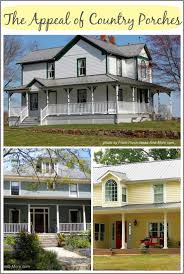 Immagine di un portico american style — houzz. Country Porches Wrap Around Porches Farm House