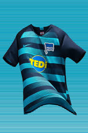 The official hertha bsc online fanshop. 2018 19 Hertha Berlin Stadium Away Kit Soccer Uniforms Design Sport Shirt Design Sports Tshirt Designs