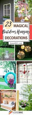 Free shipping on orders over $25 shipped by amazon. 23 Magical Outdoor Hanging Decoration Ideas To Bring Your Patio To Life Hanging Decor Garden Ornaments Outdoor Decor