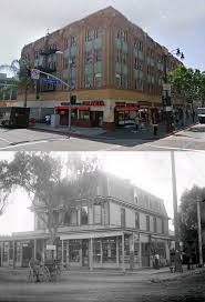 Sw Corner Of Caheuenga Boulevard And Hollywood Boulevard 1898 And Now With Images Hollywood Boulevard Hollywood Boulevard