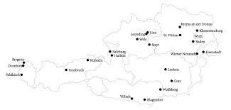 Mit unserem kartengenerator können sie sich ihre landkarte individuell zusammenstellen: Cities In Austria Tpbo