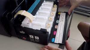 Among them are magenta (m), light magenta (lm), blue (b), light blue (lb), black (bk), and yellow (y). How To Refill Printer Ink Epson L1800 Youtube