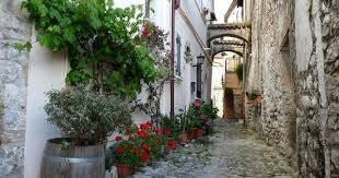 Historic Hilltop Centre Of The Town Of Medieval Town Historical Lazio