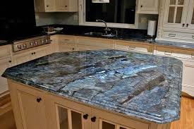 blue granite countertops