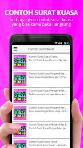 Pada umumnya surat kuasa berhubungan dengan pengambilan suatu suatu barang, contohnya pengambilan bpkb, gaji, uang, dan sebagainya. Contoh Surat Kuasa For Android Apk Download