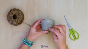 Decide how tall you want your planter to be. Diy Small Concrete Planter Video Tutorial