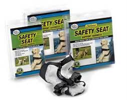 Four Paws Small Black Safety Seat Vest Dog Harness