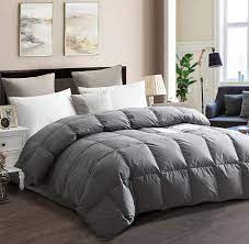 Browse our great low prices & discounts on the best down alternative. Luxurious Down Comforter All Seasons King Duvet Insert 100 Hypoallergenic Cotton Cover High Fill Power 50oz Fill Weight Grey King Size